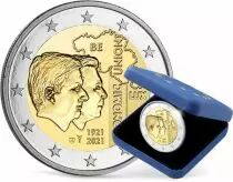 Belgique 2 Euros Comm&eacute;mo. Belgique 2021 Qualit&eacute; BE - Union &eacute;conomique Belgo-luxembourgeoise (UEBL)
