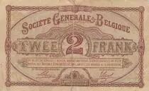 Belgique 2 francs - Reine Louise-Marie d\'Orl&eacute;ans - 1915