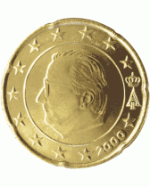 Belgique 20 centimes d\'euro - Belgique 2001