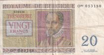 Belgique 20 Francs - Roland de Lassus - Philippus de Monte - 1956 - Série O.09 - P.132b