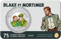 Belgique 5 Euros Belgique 2021 - 75 ans de Blake & Mortimer (version couleur)