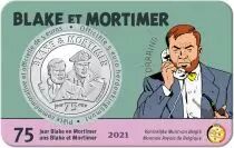 Belgique 5 Euros Belgique 2021 - 75 ans de Blake & Mortimer (version normale)