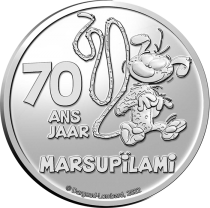 Belgique 5 Euros Belgique 2022 - 70 ans du Marsupilami (version normale)