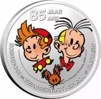 Belgique 5 Euros Commémo. Belgique 2023 - 85 ans de Spirou et Fantasio (VERSION COULEUR)