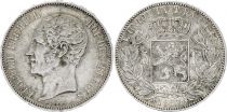 Belgique 5 Francs  - Léopold I - 1853 - Argent - KM.17