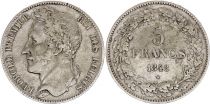 Belgique 5 Francs,  Leopold I - 1848