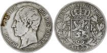 Belgique 5 Francs - Léopold I - 1850 - Argent - KM.17
