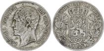 Belgique 5 Francs - Léopold I - 1853 - Argent - KM.17