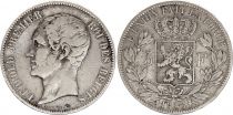 Belgique 5 Francs, Leopold  I  - 1853
