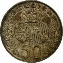 Belgique Baudouin - 50 Francs Argent, Mariage Royale - 1960 Bruxelles