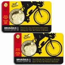 Belgique LOT 2 X 2 5 Euros Commémo. Belgique 2019 (Wallon et Flamand) - Grand Départ Tour de France