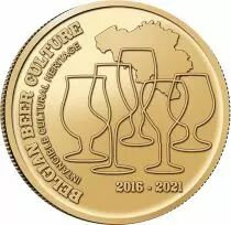 Belgique LOT 2 X 2 5 Euros Comm&eacute;mo. Belgique 2021 (Wallon et Flamand) - Culture de la Bi&egrave;re belge