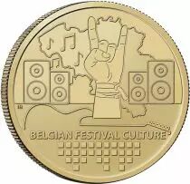 Belgique LOT 2 X 2 5 Euros Commémo. Belgique 2023 (Wallon et Flamand) - Culture Belge des festivals