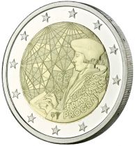 Belgique Pièce 2 Euros Commémo. BE BELGIQUE 2022 - 35 ans du Programme ERASMUS