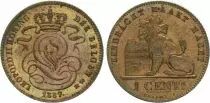 Belgium 1 Centime Léopold II - Lion - 1887