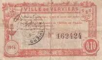 Belgium 10 Centimes - Ville de Verviers - Bon de Caisse - 1914