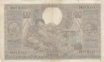 Belgium 100 francs - Elisabeth and Albert - 03-02-1934 - S&eacute;rie H.018