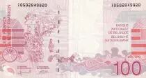 Belgium 100 Francs - James Ensor - ND (1995 to 2001) - P.147