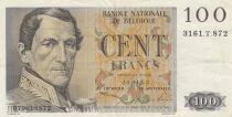 Belgium 100 Francs - King Leopold I - Fr&egrave;re-Orban - 20-04-1953 - T Series
