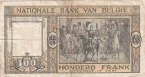 Belgium 100 Francs - Leopold I - Mounted Troops - October 12, 1949 - M Series