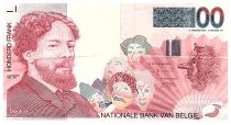 Belgium 100 Francs - ND1992-94 - James Ensor