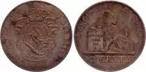 Belgium 2 Centimes Léopold I - Lion  -  1863