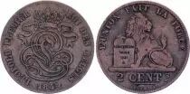 Belgium 2 Centimes Léopold I - Lion  - 1845