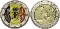 Belgium 2 Euros - Queen Elisabeth Competition - Colorised - 2012