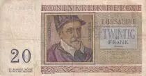 Belgium 20 Francs - Roland de Lassus - Philippus de Monte - 1956 - Serial M.13 - P.132b
