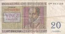 Belgium 20 Francs - Roland de Lassus - Philippus de Monte - 1956 - Serial O.09 - P.132b