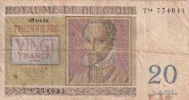 Belgium 20 Francs - Roland de Lassus - Philippus de Monte - 1956 - Serial T.14 - P.132b