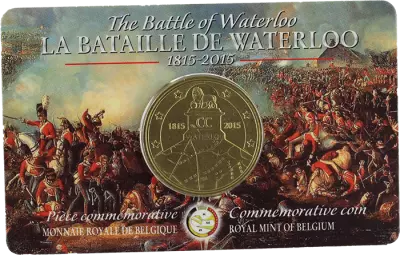 Belgium 2.5 Euros Comm�mo. 2015 - Battle of Waterloo