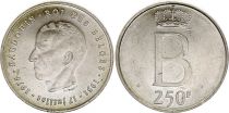 Belgium 250 Francs, Roi Baudouin  - 1976