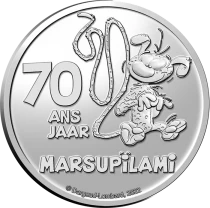 Belgium 5 Euros 2022 - 70 years of Marsupilami (normal version)