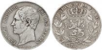 Belgium 5 Francs, Leopold  I  - 1850