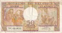 Belgium 50 Francs - Farmers - 1956 - VF - P.133b