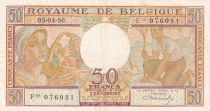 Belgium 50 Francs - Farmers - 1956 - VF - P.133b
