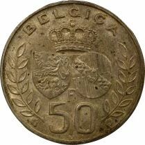 Belgium Baudouin - 50 Silver Francs, Royal Wedding - 1960 Brussels