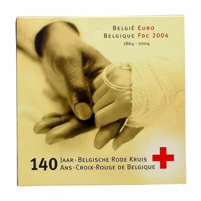 Belgium Euro FDC Set - 1 cent to 2 euros + 1 medal - 2004