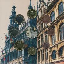 Belgium Euro FDC Set - 1 cent to 2 euros + 1 medal - 2005