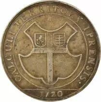 Belgium Flanders, Charles VI - Silver Token, Territory of Ypres - 1720