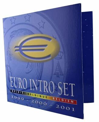 Belgium UNC Set 1999 - 2000 - 2001  - first euros coins