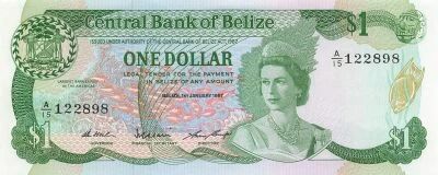 Belize 1 Dollar - Elisabeth II - 1987 - P.46