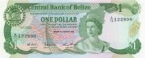 Belize 1 Dollar - Elizabeth II - 1987 - P.46