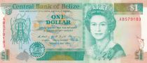 Belize 1 Dollar Elizabeth II - Marine life - 1990