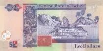 Belize 2 Dollars - Elizabeth II - Maya Ruins - 01-05-2021 - Serial DV
