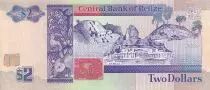 Belize 2 Dollars - Elizabeth II - Maya Ruins - 1990 - UNC - P.52a