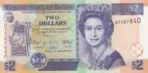 Belize 2 Dollars Elizabeth II,  Ruines Maya de Belize - 2017 - Neuf