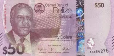 Belize 50 Philip Goldson - Temple des Masques - 2025 - S�rie FA