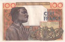 Benin 100 Francs - Mask - 1965 - Serial M.244 - P.201Bf